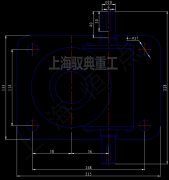 SWL5噸絲桿升降機(jī)5T-1A-I-Z帶防護(hù)罩外型尺寸和CAD圖