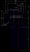 絲桿升降機(jī)SWL2.5T-1A-71B5-0.37KW安裝尺寸CAD圖