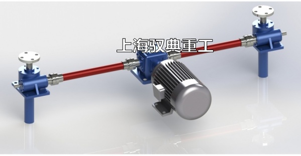 SWL絲桿升降機(jī)平臺(tái),兩臺(tái)聯(lián)動(dòng)布局圖2
